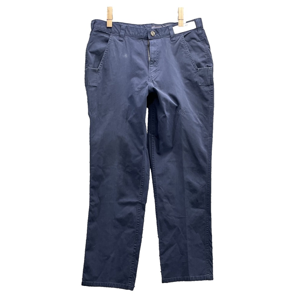 Carhartt Carpenter Ripstop Pants Mens 32x27* Navy Workwear Flex Grunge Y2k Skate